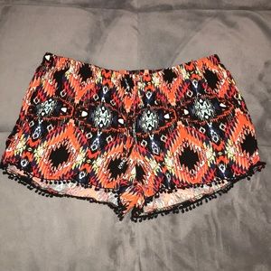 Multicolor soft shorts